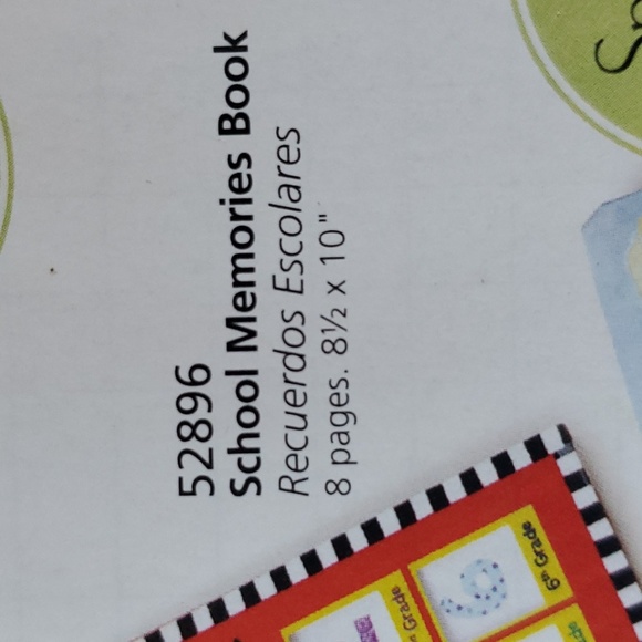 School Memories spiral bound book New Home Interiors Hold photos and achievement - Picture 3 of 4